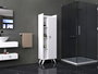 Hanah Home Armario Baño Blanco 50x140x31.8cm Tablero Partículas Melamina